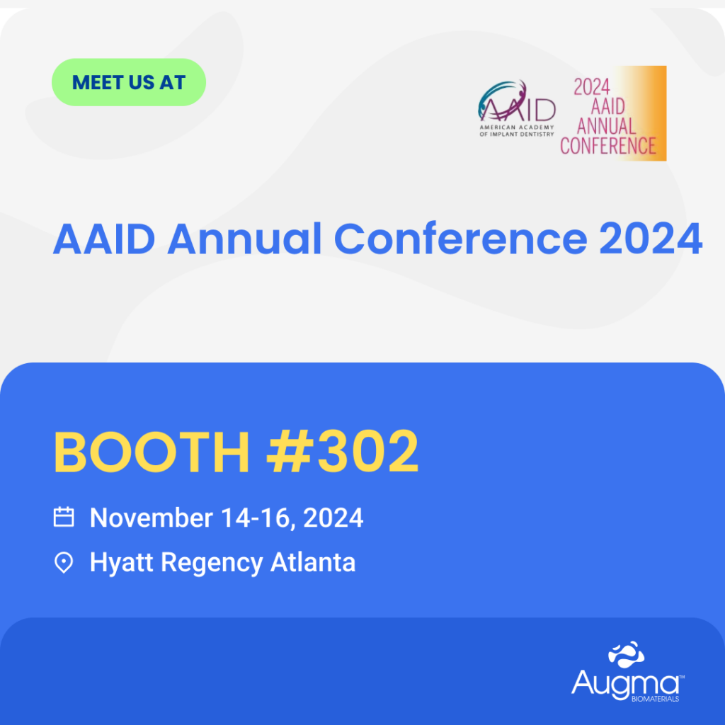 AAID Annual Conference 2024 - Augma Biomaterials